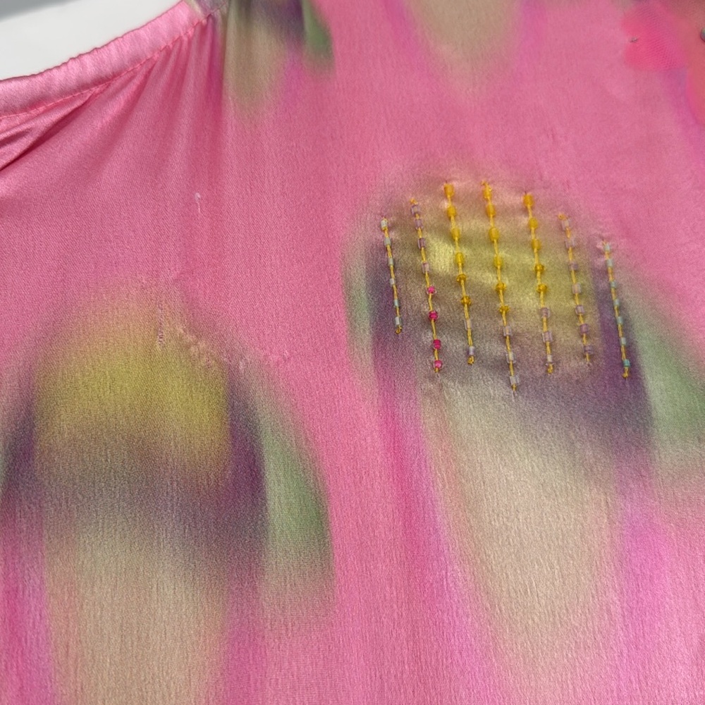 Anthropologie Dress| Siddhartha Bansal Flounce Beaded Maxi - Picture 6 of 11